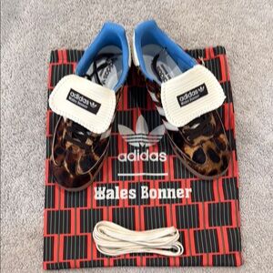 adidas wales bonner leopard sneakers 8.5 mens